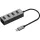Yenkee YHB C430 4 x USB HUB Alumínium töltő elosztó