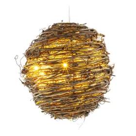 Retlux RXL 240 Nano LED-es rattan dekorgömb, meleg fehér