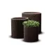 KETER 220455 S+M+L CYLINDER PLANTERS MŰRATTAN KASPÓ SZETT