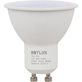 Retlux RLL 614 GU10 izzó 5W CW D