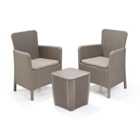 KETER 231696 TRENTON BALCONY MŰRATTAN KERTI BÚTOR SZETT