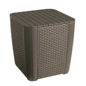   KETER 223931 LUZON MŰRATTAN KERTI ASZTAL TÁROLÓ FUNKCIÓVAL