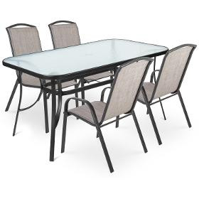 Fieldmann ELLA LIGHT - fémvázas kerti set 