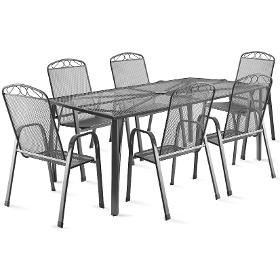 Fieldmann IRIS 6 - Fém kerti bútor szett 