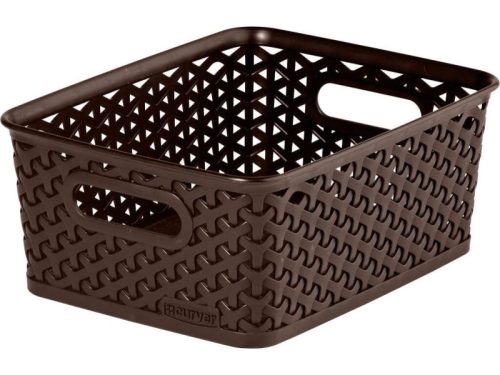 Curver 196895 196895 "MY STYLE" RATTAN KOSÁR 4L Sötétbarna