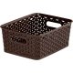 Curver 196895 196895 "MY STYLE" RATTAN KOSÁR 4L Sötétbarna