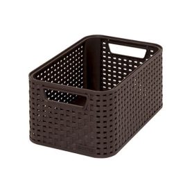   Curver 204384 "style" s méretú rattan kosár (6l) sötétbarna