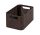 Curver 204384 205824 "STYLE" S MÉRETÚ RATTAN KOSÁR (6L) Sötétbarna