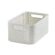 Curver 205825 205825 "STYLE" S MÉRETÚ RATTAN KOSÁR (6L) Krém