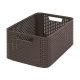 Curver 205844 205844 "STYLE" M MÉRETŰ RATTAN KOSÁR (18L) Sötétbarna