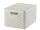 Curver 205862 205862 STYLE L MÉRETŰ RATTAN KOSÁR FEDÉLLEL (30L) Krém