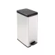 Curver 213298 slim bin" pedálos szemetes 40l fekete/ ezüst