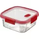 Curver 235706 "smart cook" üveg négyzet ételtartó 0,7l