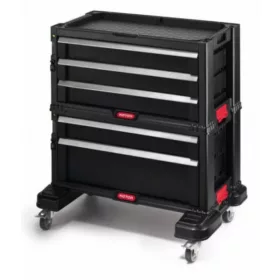   Keter 237006 5 fiókos tároló "tool chest" fekete/piros