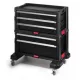 Keter 237006 5 fiókos tároló "tool chest" fekete/piros