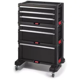 KETER 6 FIÓKOS TÁROLÓ "TOOL CHEST" Fekete/piros