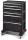 Keter 237786 6 fiókos tároló "tool chest" fekete/piros