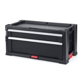 Keter 2 fiókos tároló "tool chest" fekete/piros