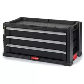  Keter 237791 3 fiókos tároló "tool chest" fekete/piros