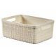 Curver 245370 "JUTE" KOSÁR S (5L) Elefántcsont