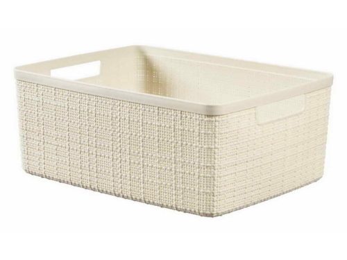 Curver 245371 "JUTE" KOSÁR M (12L) Elefántcsont