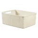 Curver 245371 "jute" kosár m (12l) elefántcsont