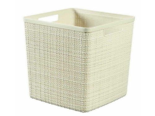 Curver 245373 "JUTE" KOSÁR L (20L) Elefántcsont