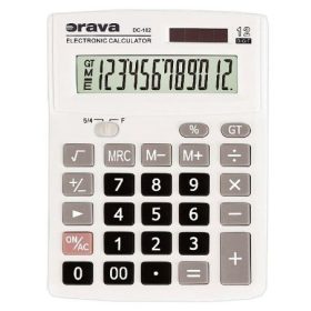 Orava DC-102 számológép elem+napelem 12 karakter