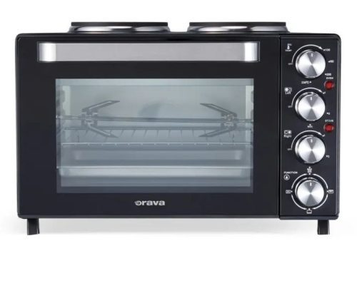Orava (elektrax28) Minikonyha 2600W 28L sütő+2db elektromos főzőlap