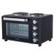 Orava (elektrax48) Minikonyha 3600W 48L sütő+2db elektromos főzőlap+ grill