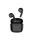 Mini fejhallgató vezeték nélküli Bluetooth, fekete