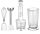 MPM MBL-36 Kézimixer Szett - 1200W, Habverő, 600ml Tartály, Apritóval, 12 Fokozat, Turbó