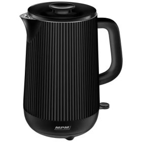   MPM  MCZ-115-C vízforraló - dupla falú, fekete 1.5 l, 1800 w, led halk üzem
