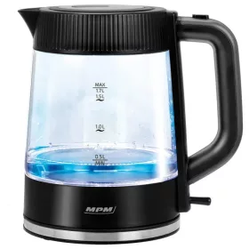   MPM MCZ-117 vízforraló 1,7 l üveg és műanyag ház cserélhető szűrő