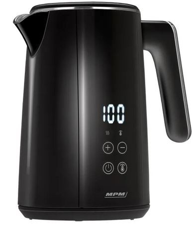 MPM MCZ-120/C Vízforraló 1,5L LED világitással, dupla falú, hőmérséklet szabályozás