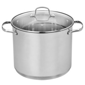 Smile MGK-08 edény 11L, rozsdamentes acél, üvegfedő