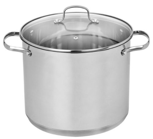 Smile MGK-08 edény 11L, rozsdamentes acél, üvegfedő