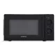 Mikrohullámú sütő fekete 20L
