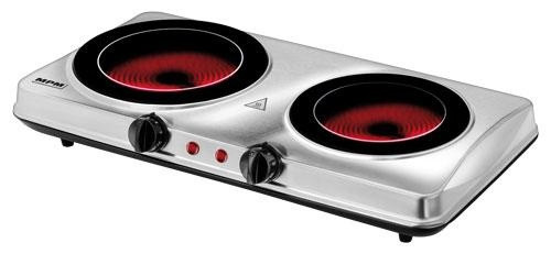 MPM MKE-20 Kerámia főzőlap 2000W dupla inox