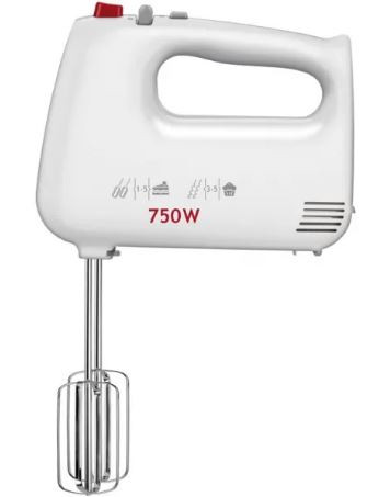 MPM MMR-19 Kézimixer 750W, habverő, dagasztószár fehér