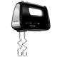 MPM MMR-19_C Kézimixer 750W, habverő, dagasztószár fekete