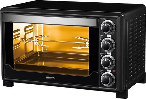 MPM MPE-05/T Elektromos sütő 1600W 32L, hőlégkeverés, időzitő