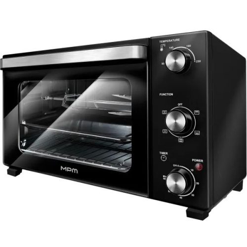 Elektromos sütő, 1800W, 48L, hőlégkeverés, időzítő