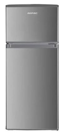 MPM MPM-125-CZ11/E Kombinált hűtőszekrény 117L inox (csak 116cm magas!)
