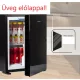 MPM MPM-30-MBS-06/L borhűtő üvegajtós