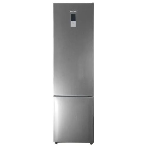 MPM (MPM-311-FF-57) Kombinált Hűtőszekrény - Alulfagyasztós, NO Frost, Inox, 312L
