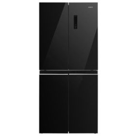   Side By Side Multi Door Hűtőszekrény fagyasztóval -472 L fekete üveg