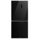 Side By Side Multi Door Hűtőszekrény fagyasztóval -472 L fekete üveg