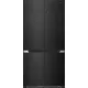 Side By Side Hűtőszekrény Fagyasztóval "multidoor" sötét inox
