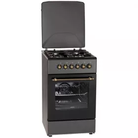   MPM MPM-56-KRM-13 szabadonálló gáztűzhely elektromos sütővel retro légkeverés antracit